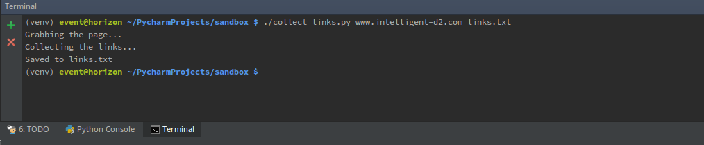 collect_links output